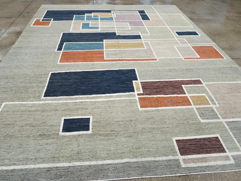 Contemporary 21st Century East Turkestan Modern Room Size Carpet For Sale