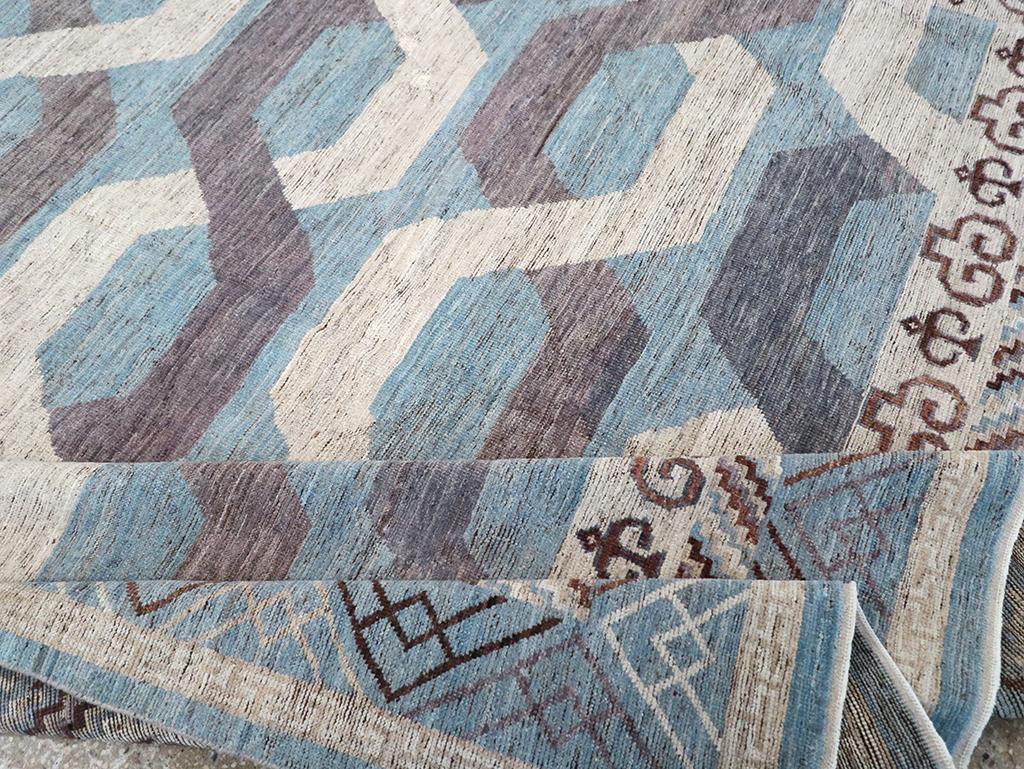 Laine Tapis moderne du Turkestan oriental du 21e siècle en vente
