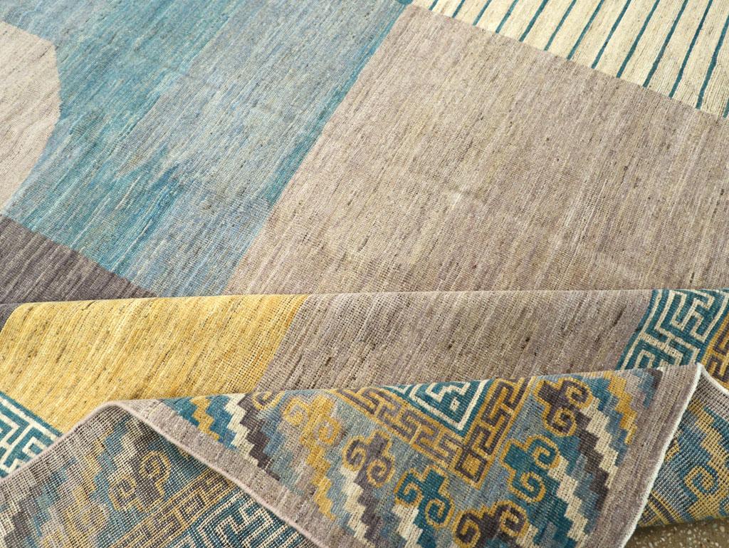 Laine Tapis moderne du Turkestan oriental du 21e siècle en vente