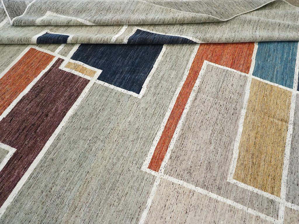 21st Century East Turkestan Modern Room Size Carpet For Sale 1