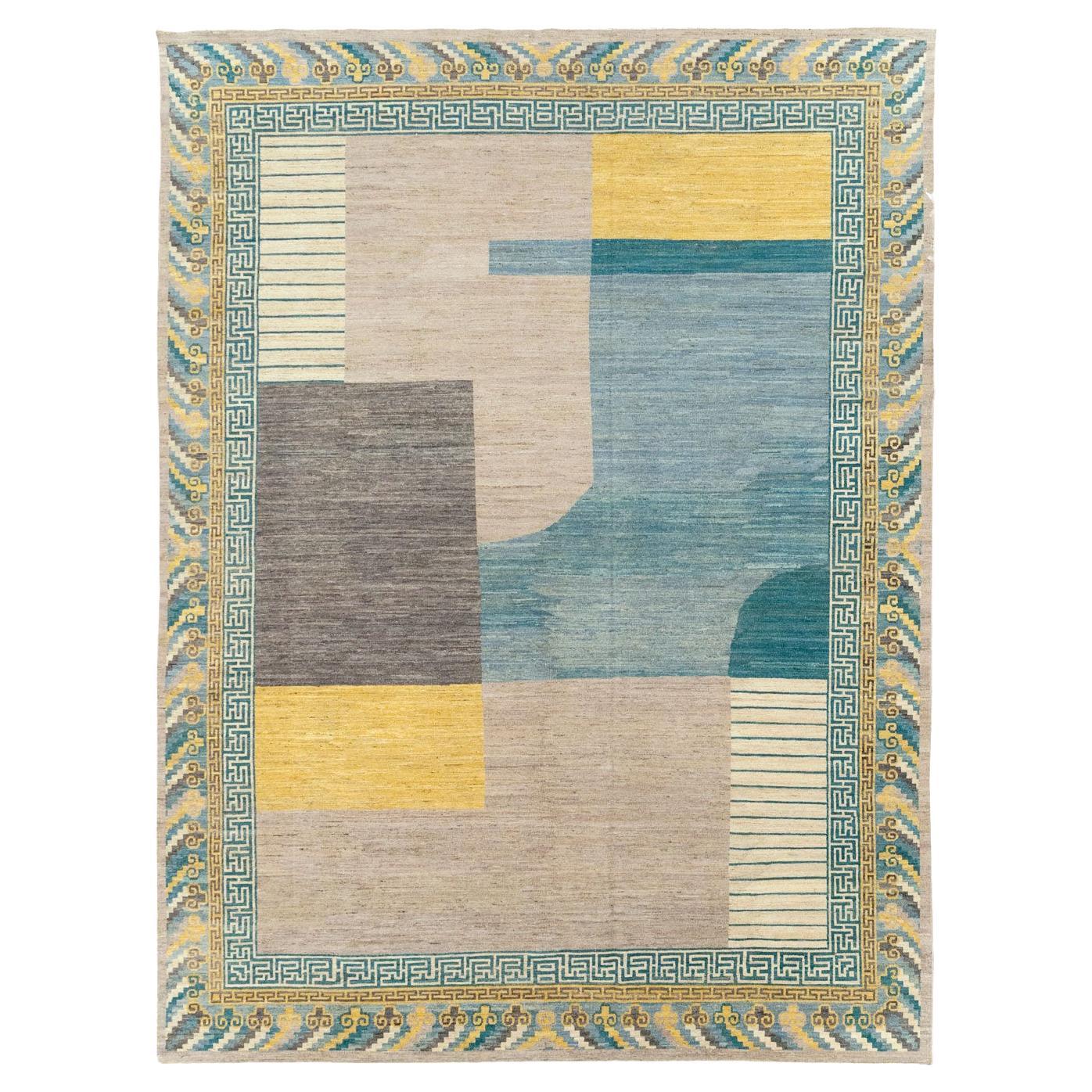 Siglo XXI Turkestán Oriental Alfombra Moderna Tamaño Habitación