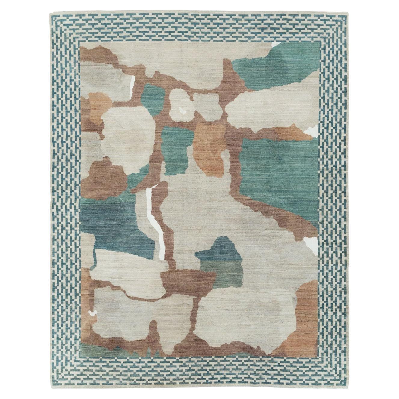 21st Century East Turkestan Modern Room Size Carpet
