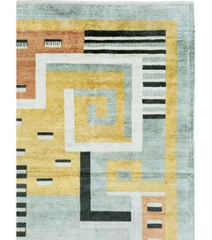 21st Century East Turkestan Silk Khotan Room Size Carpet by Galerie Shabab