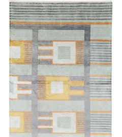 21st Century East Turkestan Silk Khotan Room Size Carpet by Galerie Shabab