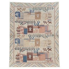 21st Century East Turkestan Vase Khotan Room Size Carpet