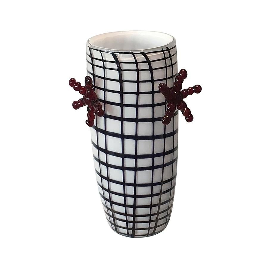Vetro di Murano Vaso di Elena Cutolo del XXI secolo in vetro di Murano in edizione limitata e in vari colori in vendita