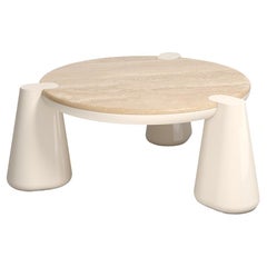 21st Century Elena Salmistraro Coffee Table Polyurethane Billiemi Marble Glossy
