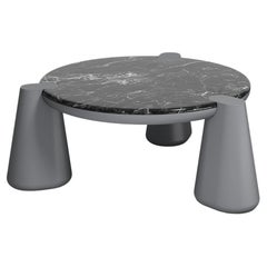 21st Century Elena Salmistraro Coffee Table Polyurethane Verde Alpi Marble