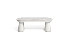21st Century Elena Salmistraro Ione Bench Polyurethane Marble Red Scapin