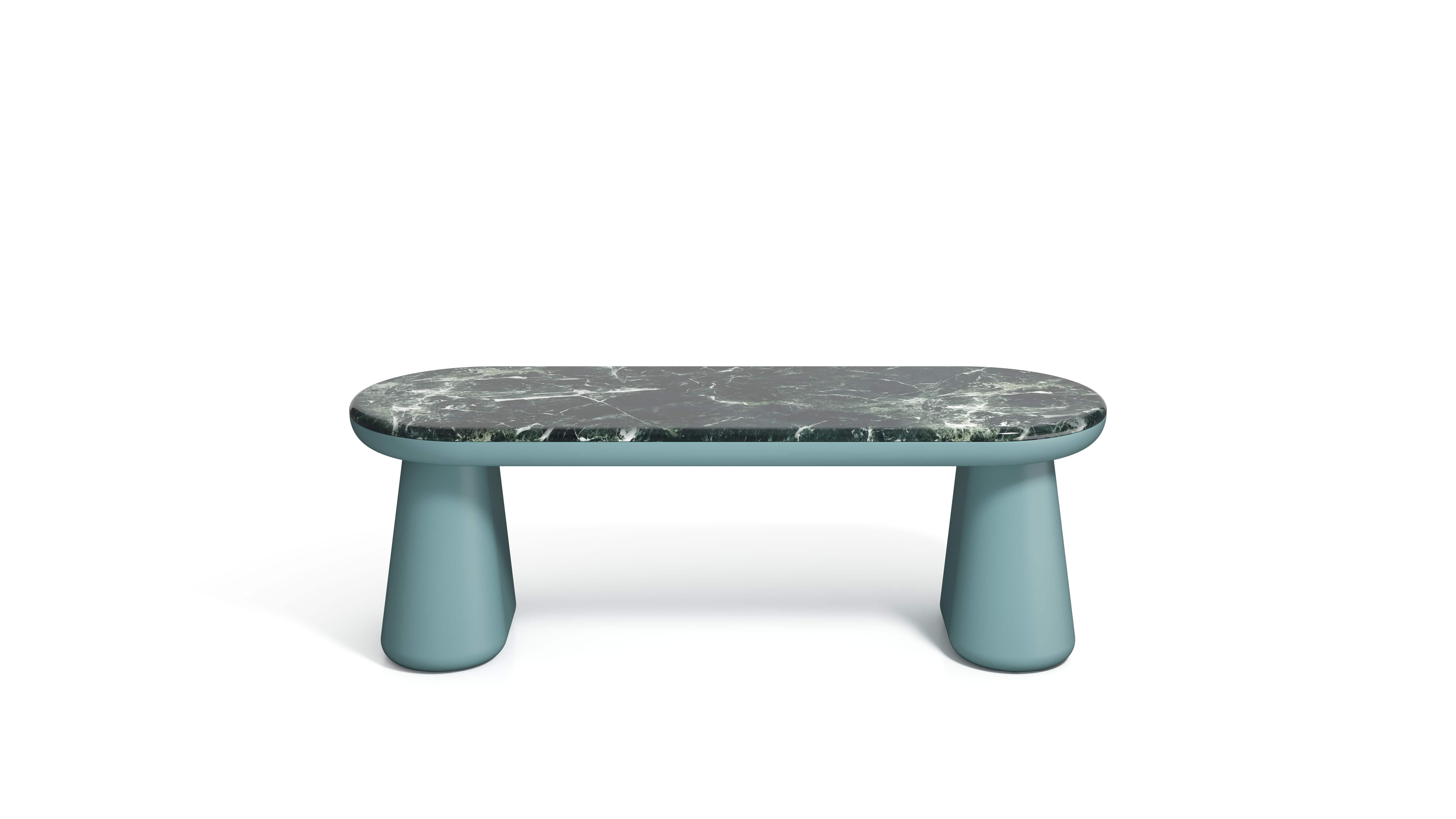 21st Century Elena Salmistraro Ione Bench Polyurethane Marble Red Scapin For Sale 3