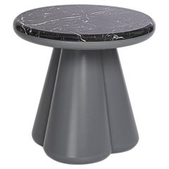 21st Century Elena Salmistraro Stool Low Table NeroMarquinia Marble Polyurethane