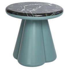 21st Century Elena Salmistraro Stool Low Table Verde Alpi Marble Polyurethane