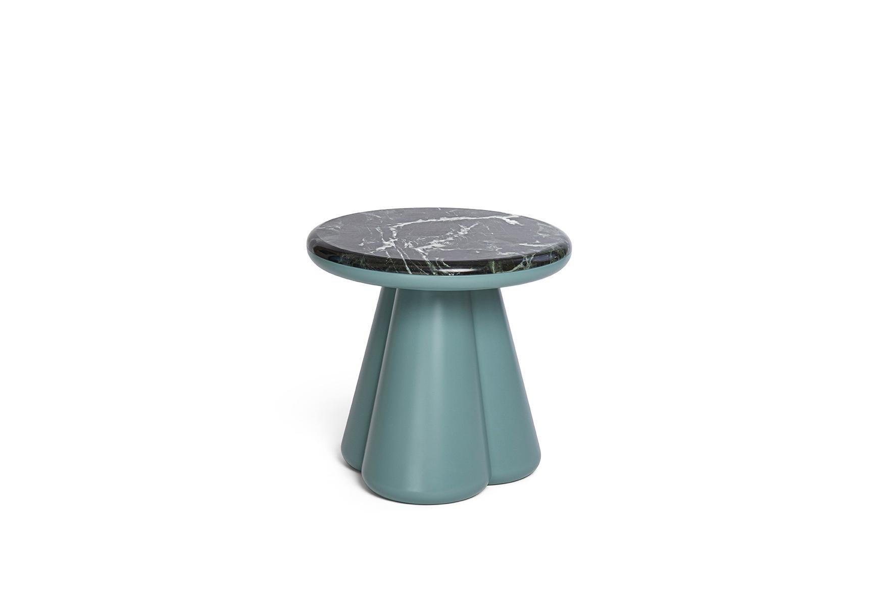 21st Century Elena Salmistraro Stool LowTable GrigioBilliemi Marble Polyurethane For Sale 4