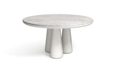 21st Century Elena Salmistraro Table Polyurethane Green Marble Scapin Collezioni