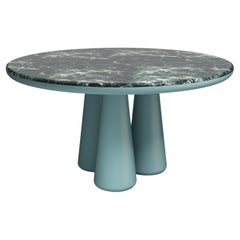21st Century Elena Salmistraro Table Polyurethane Green Marble Scapin Collezioni