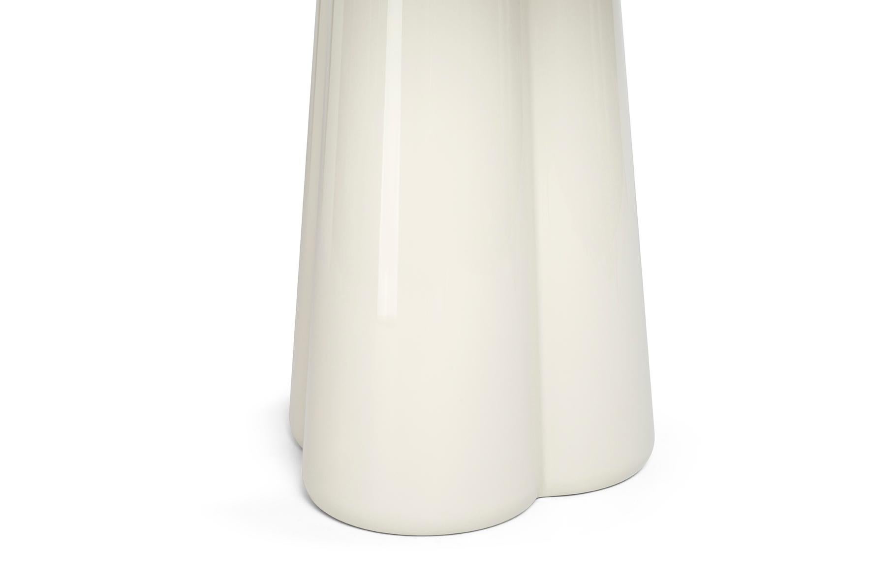21st Century Elena Salmistraro Table Polyurethane Marble top Glossy Legs Isotopo For Sale 3