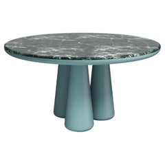 21st Century Elena Salmistraro Table Polyurethane White Carrara Marble Mat