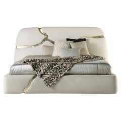21st Century Elgon Bed in Leather by Roberto Cavalli Home Interiors