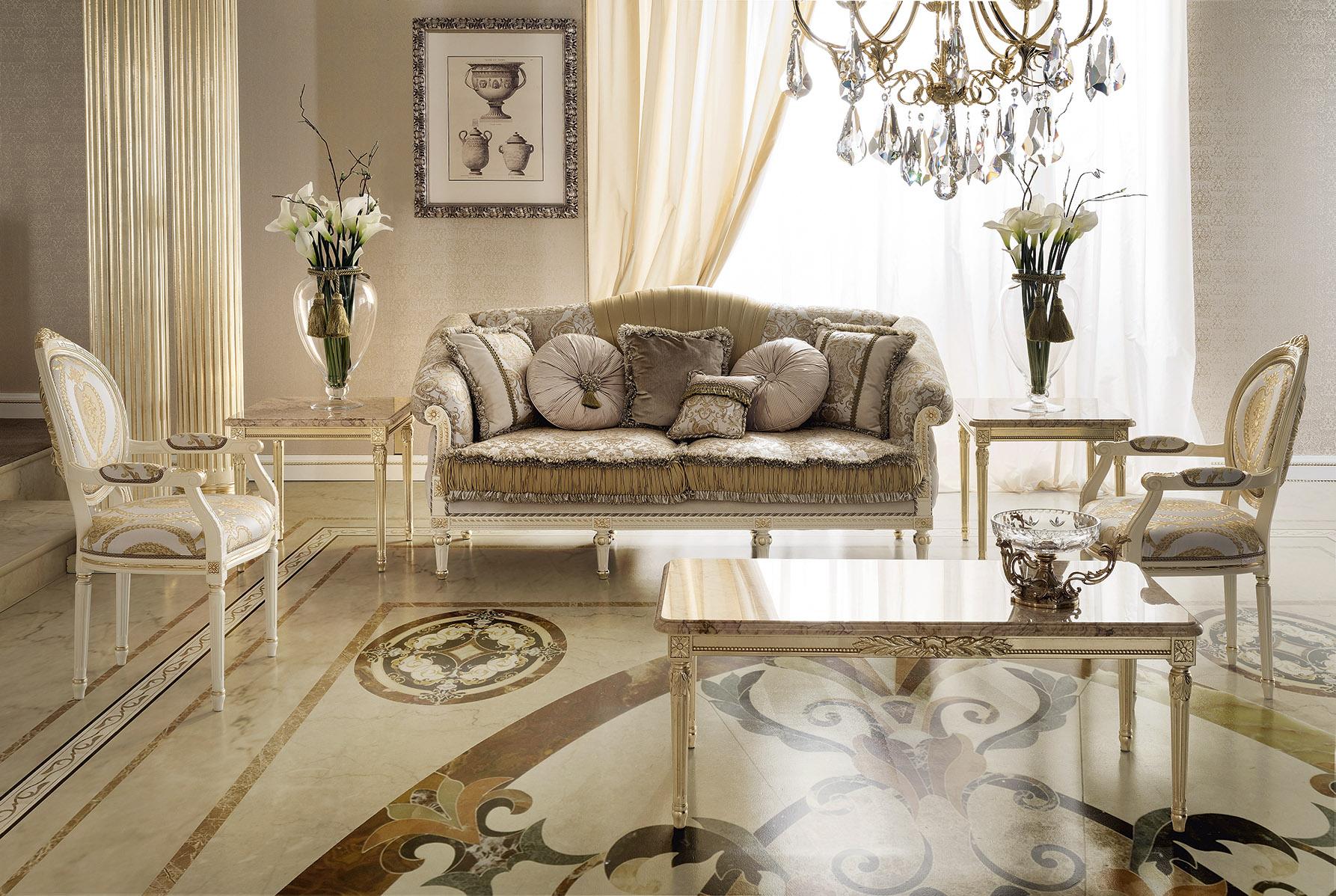 Chaise de style Empire du 21e siècle laquée blanche par Modenese Gastone en vente 2