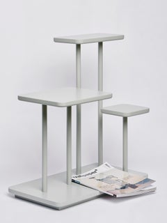 21st Century Coffee Table Handcrafted in Italy by Atelier Ferraro Color Telegrey