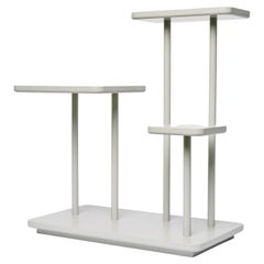 21st Century End Table Handcrafted in Germany by Atelier Ferraro Color Telegrey