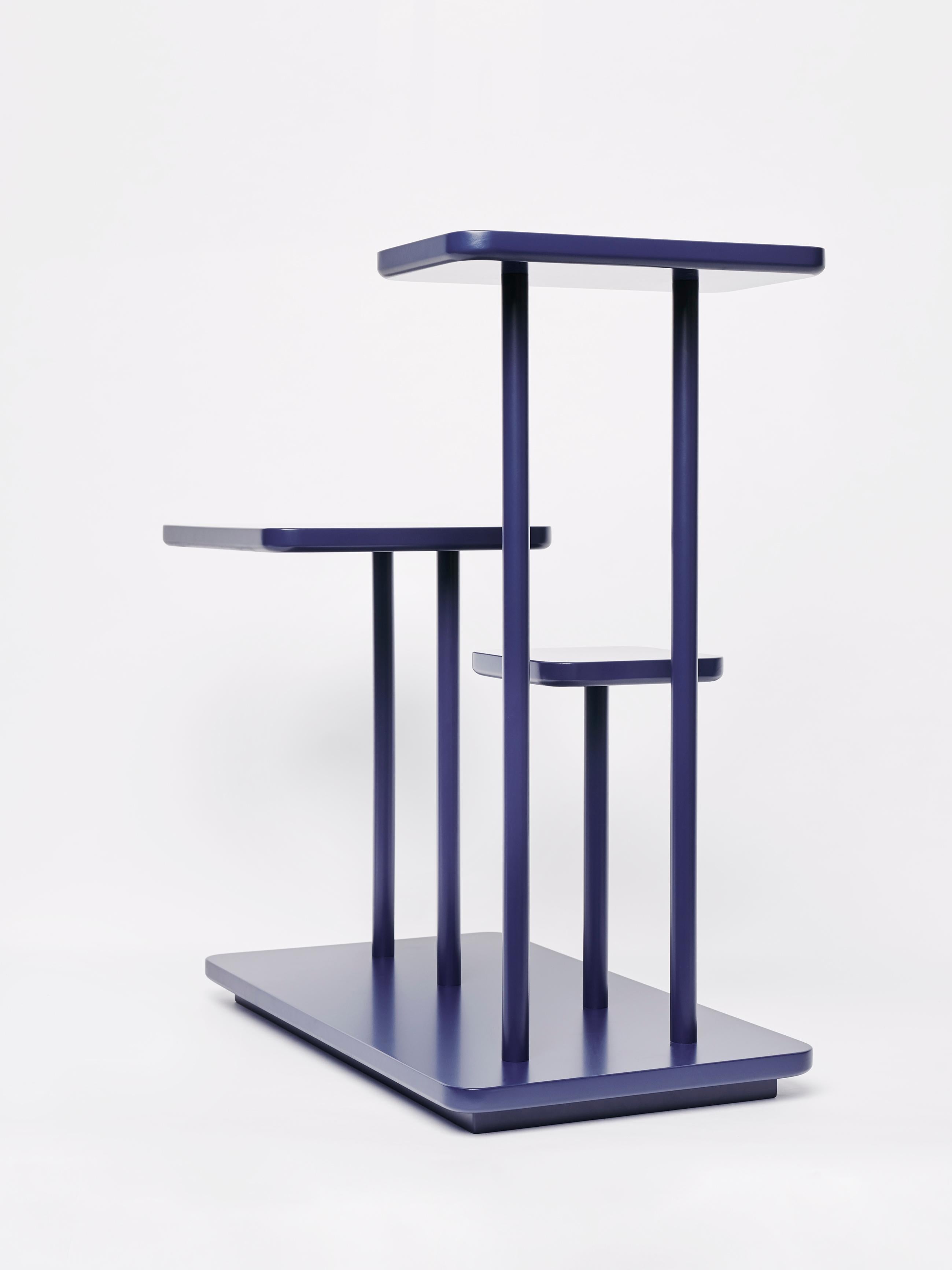 Hand-Crafted 21st Century End Table Handcrafted in Germany by Atelier Ferraro