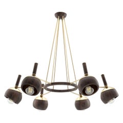 21st Century Essen Suspension Lamp Walnut Wood