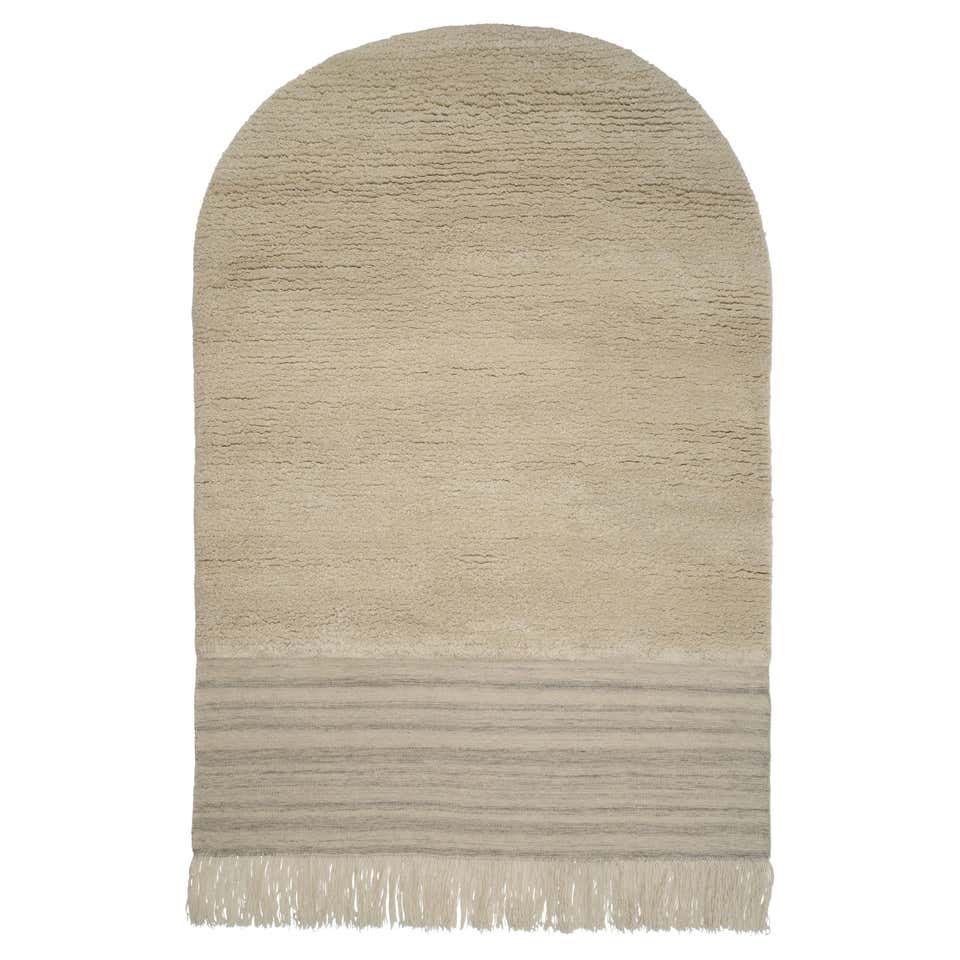 Organic Shape Rag Rug Supersonic Organic Shaped Hand Knotted Silk and Wool Moss Textured Rug ...