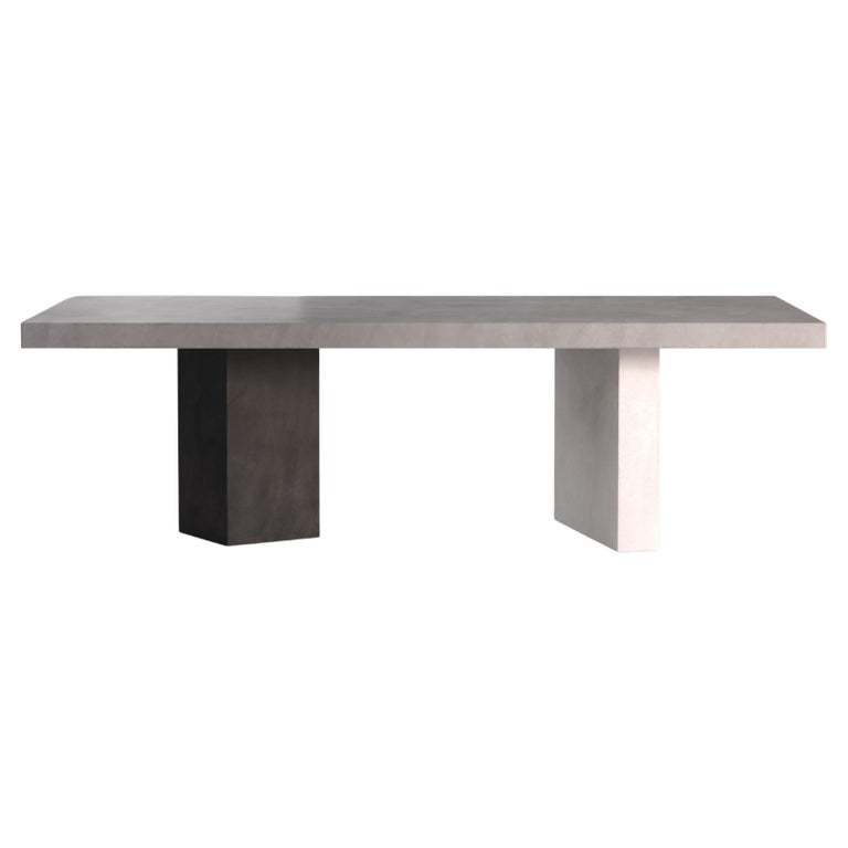 21st Century Euclide Concrete Dining Table 100% handmade in Italy For Sale