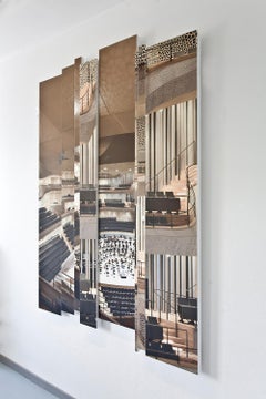 21st Century European Azulejos Tiles Sound Absorbing Wall Mural by Marie Aigner