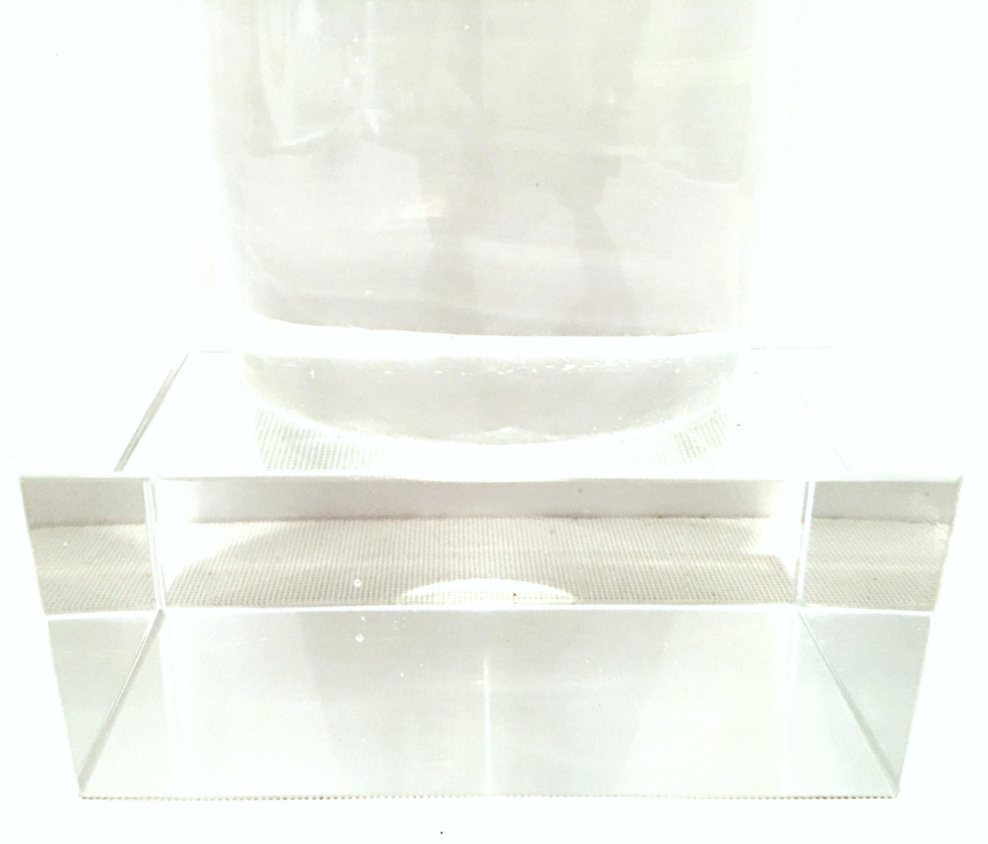 21st Century European Hand Blown Art Glass Bust 