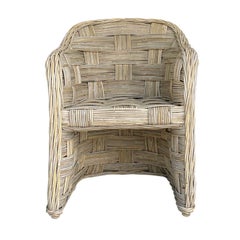 Handcrafted Wicker Caspar Armchair - Comfortable 21st Century Design