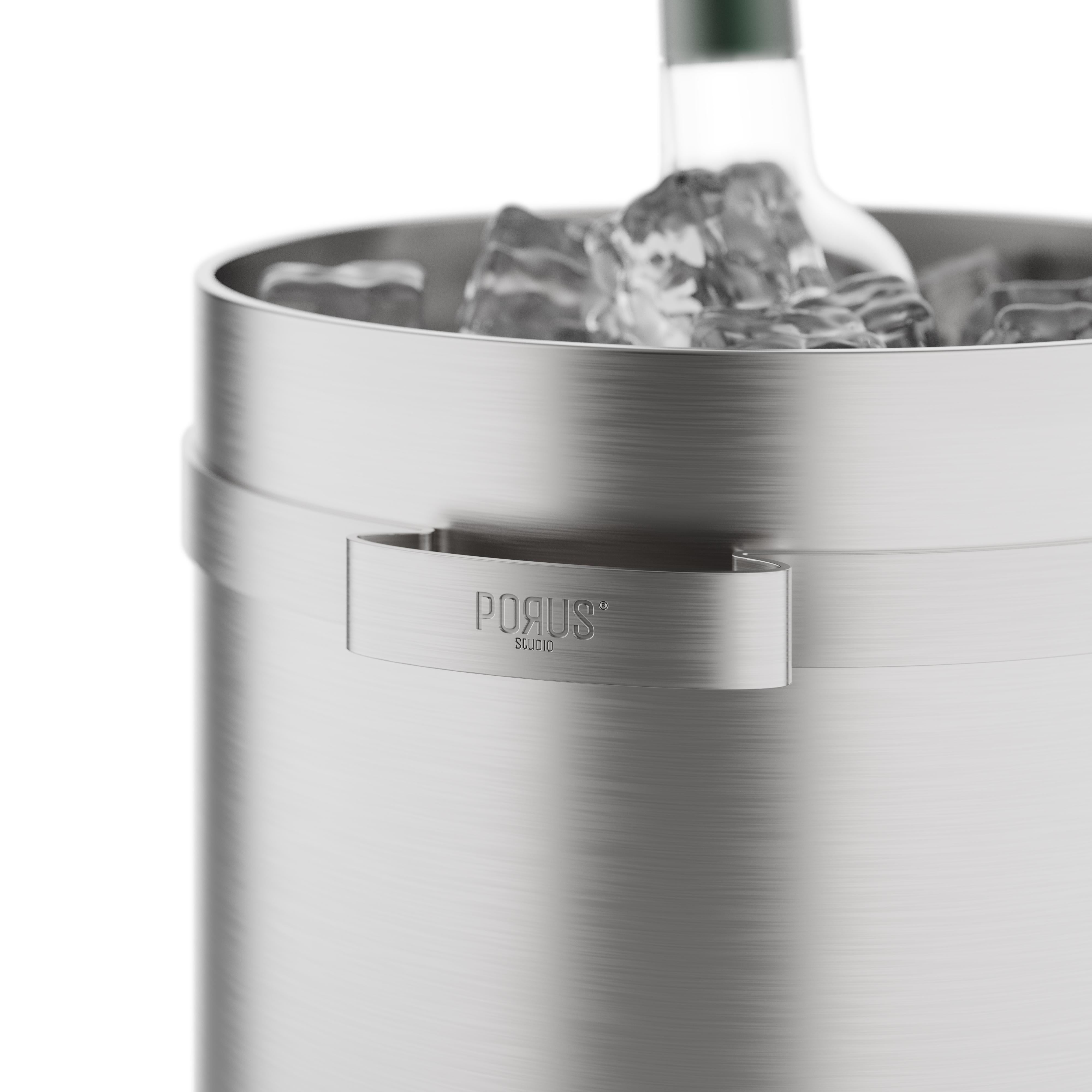 21st Century Everest Ice Bucket Holder Made in Portugal by Porus Studio For Sale 2
