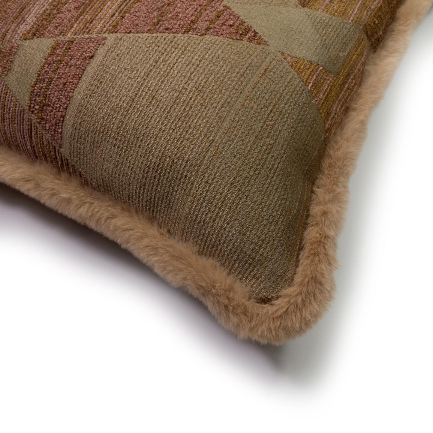 Belgian Cushion / Pillow Pattern Supreme Coup De Foudre Rose by Evoution21 For Sale