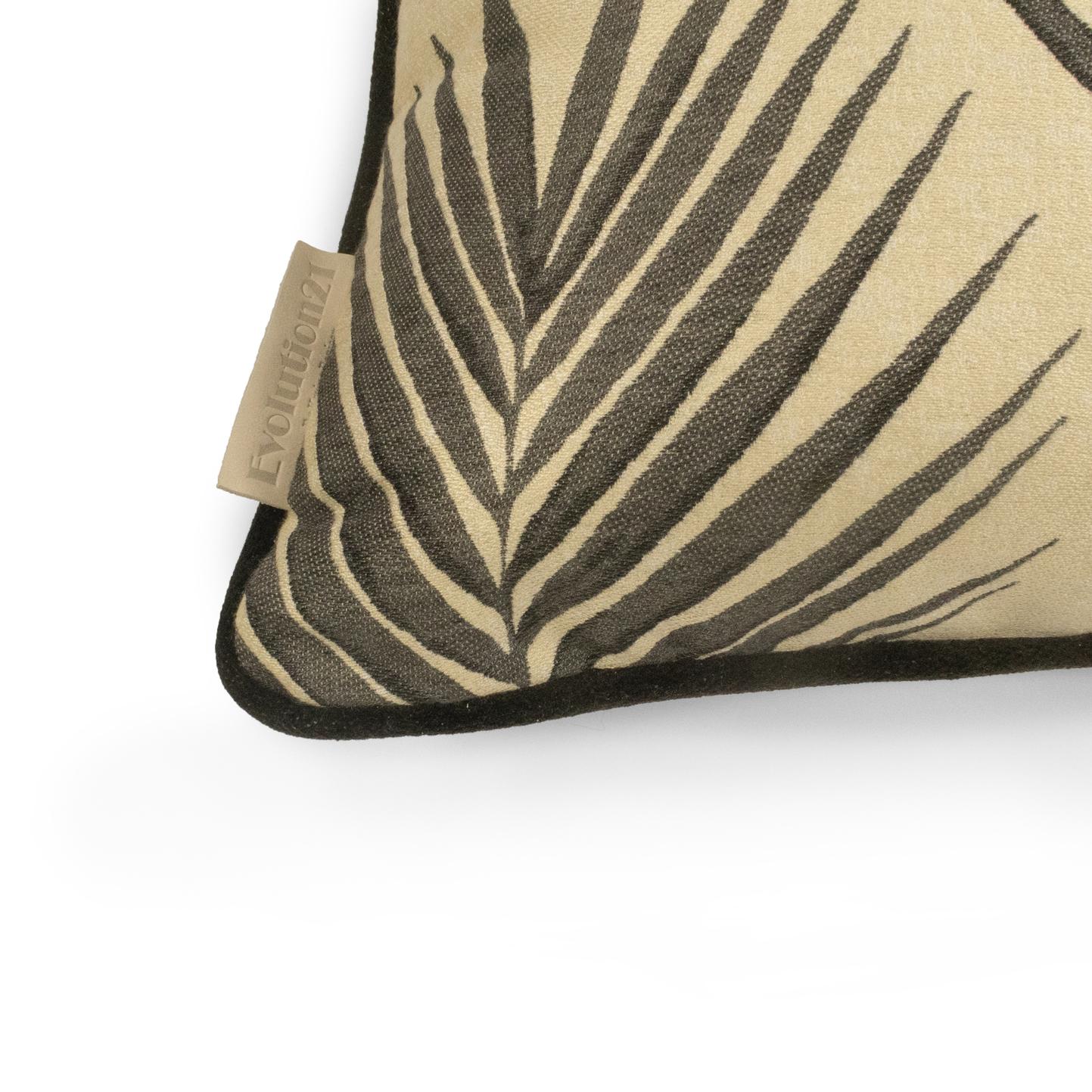 A tropical pattern in subtle tones, our Bamboo Leaf fabric upholstery is warm and playful. Harking to a different environment, the cushion helps to bring a natural look to both interior and exterior settings. 

Pick out similar colours in