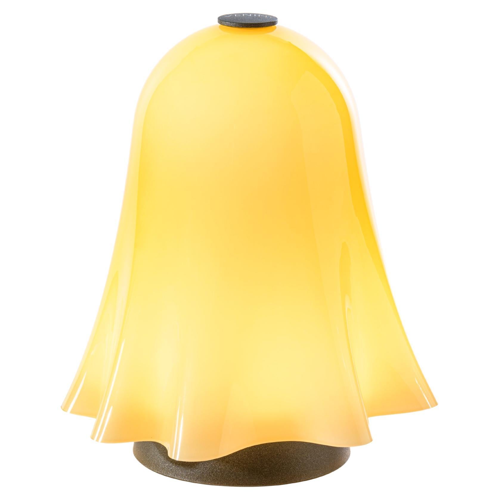 Lampe Venini ambrée, rechargeable, gradable, touchable  en vente