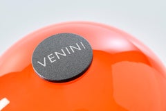 Venini Battery Lamp in Orange, Rechargeable, Dimmerable, Touch