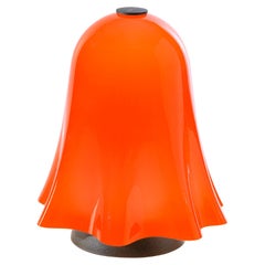 Venini Battery Lamp in Orange, Rechargeable, Dimmerable, Touch 