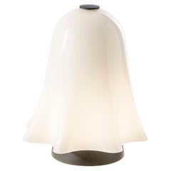 Venini Battery Lamp in Milk-White, Rechargeable, Dimmerable, Touch 