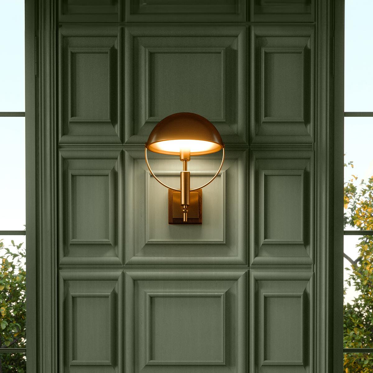 Walnut 21st Century Faraday Wall Lamp Wood Made in Portugal by Wood Tailors Club For Sale