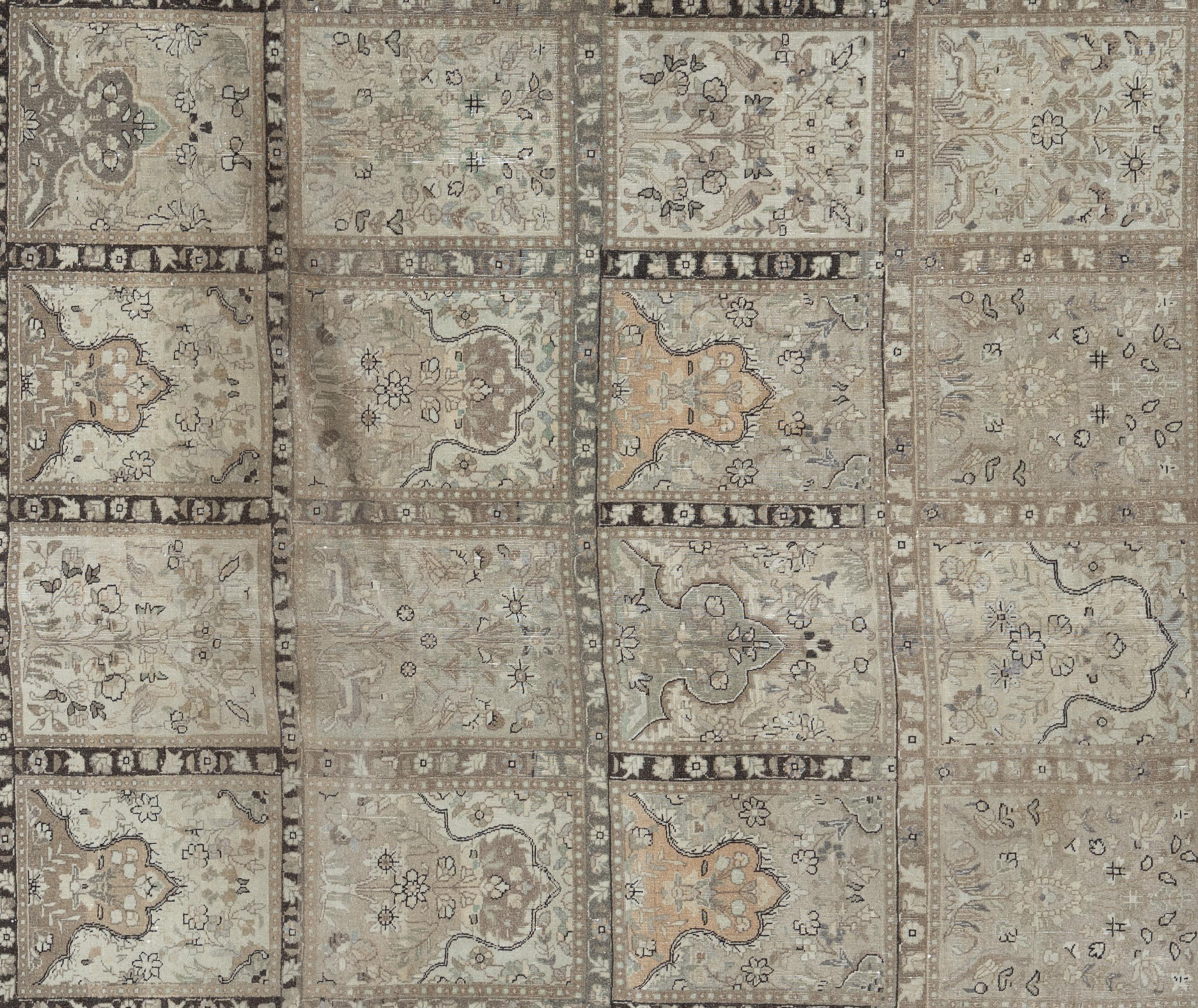 This exquisite Farahan rug is a true work of art skillfully handwoven by experienced artisans using traditional methods. Adorned with intricate patterns and a gentle color scheme crafted from natural vegetable dyes, this rug, is a striking focal