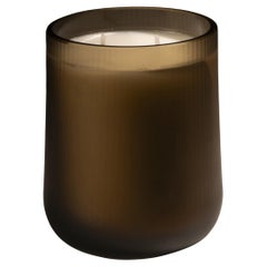 21st Century Federico Peri Stilla Cerae Large Coffee Brown Murano Glass