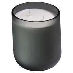 21st Century Federico Peri Stilla Cerae Large Steel Grey Murano Glass