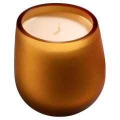21st Century Federico Peri Stilla Cerae Small Amber Yellow Murano Glass