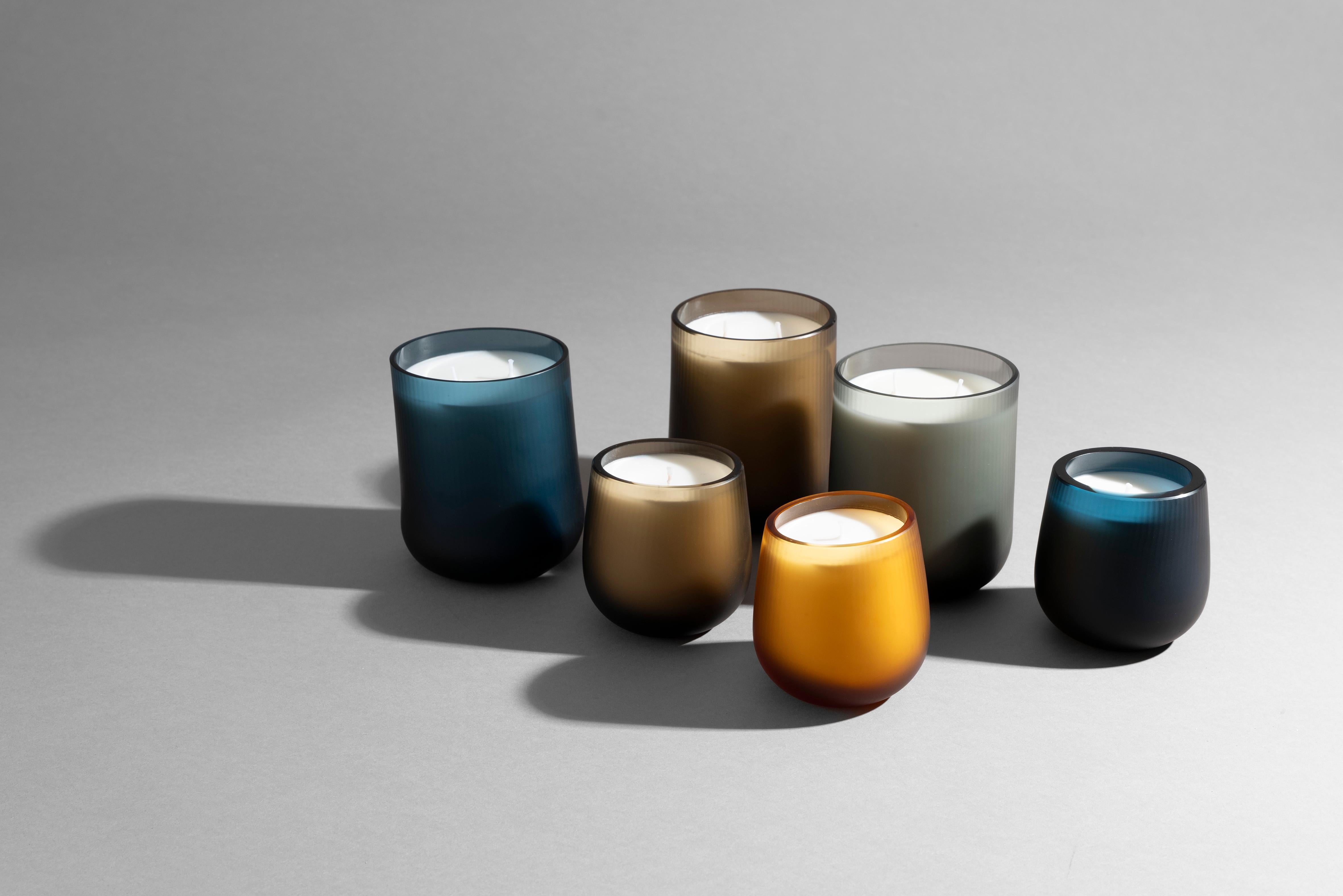 21. Jahrhundert Federico Peri Stilla Cerae Kleiner Kaffee Braun Muranoglas im Angebot 4