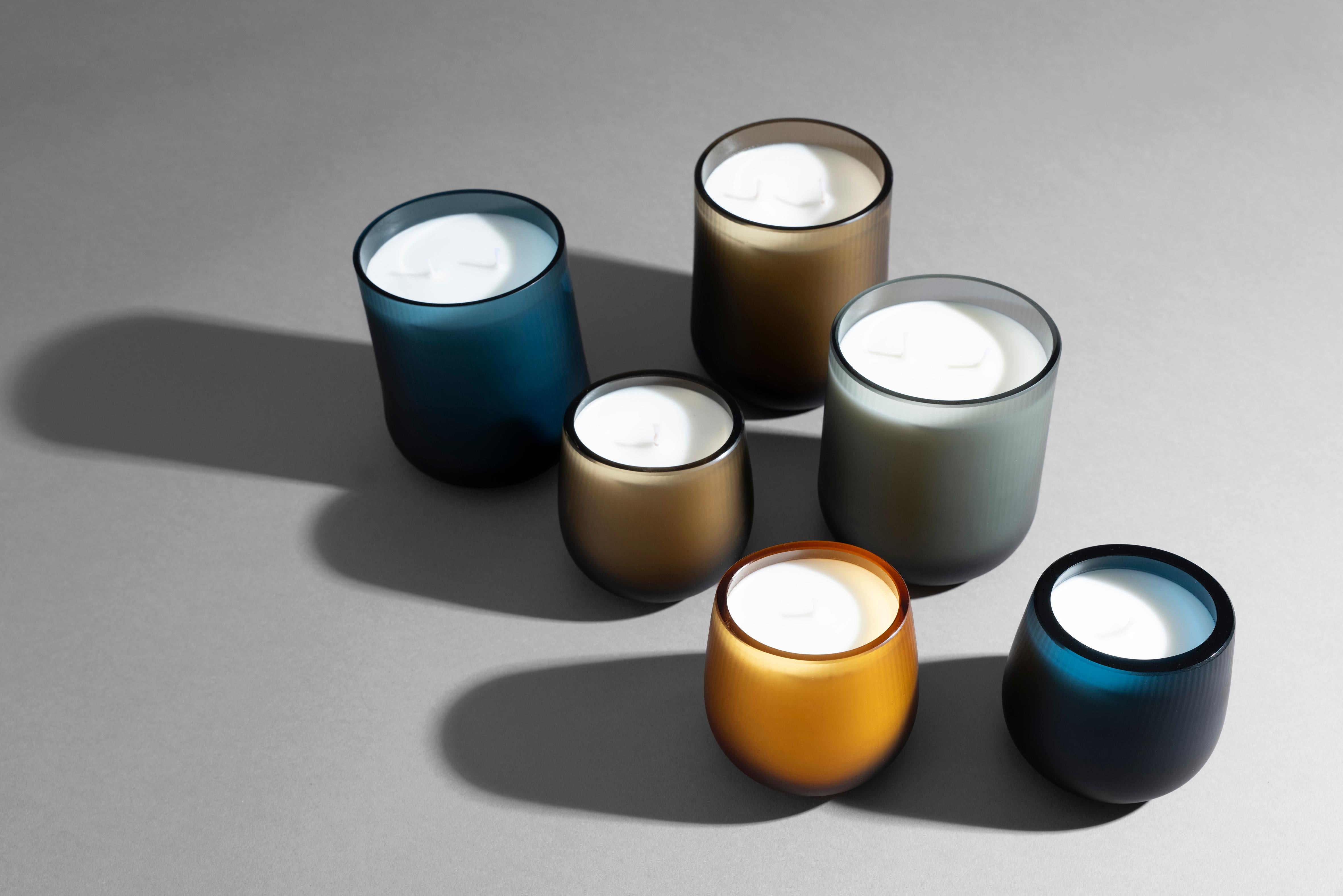 21. Jahrhundert Federico Peri Stilla Cerae Kleiner Kaffee Braun Muranoglas im Angebot 7