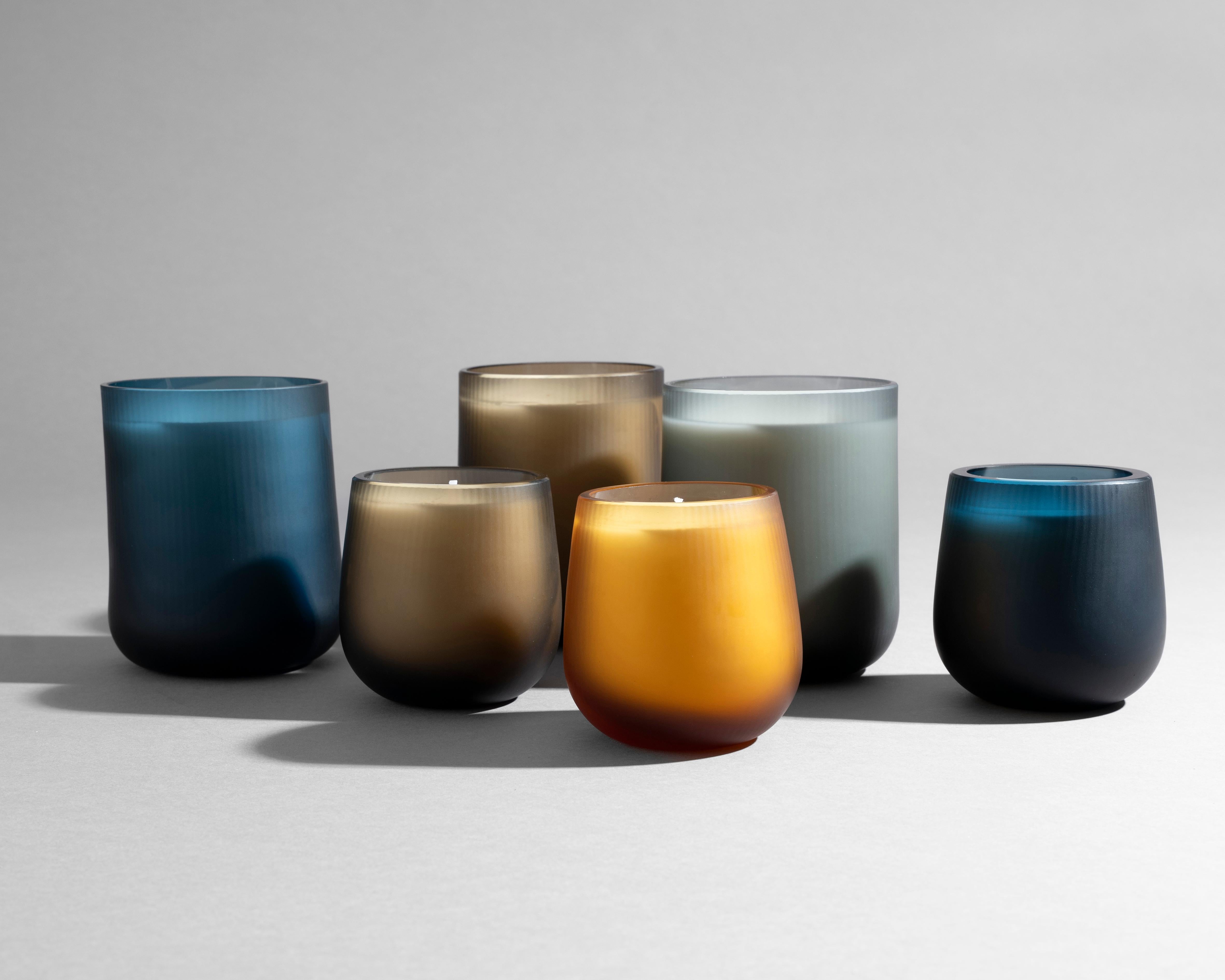 21. Jahrhundert Federico Peri Stilla Cerae Kleiner Kaffee Braun Muranoglas im Angebot 1