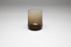 21st Century Federico Peri Stilla Liquida Coffee Brown Large 2-Tumblers Murano