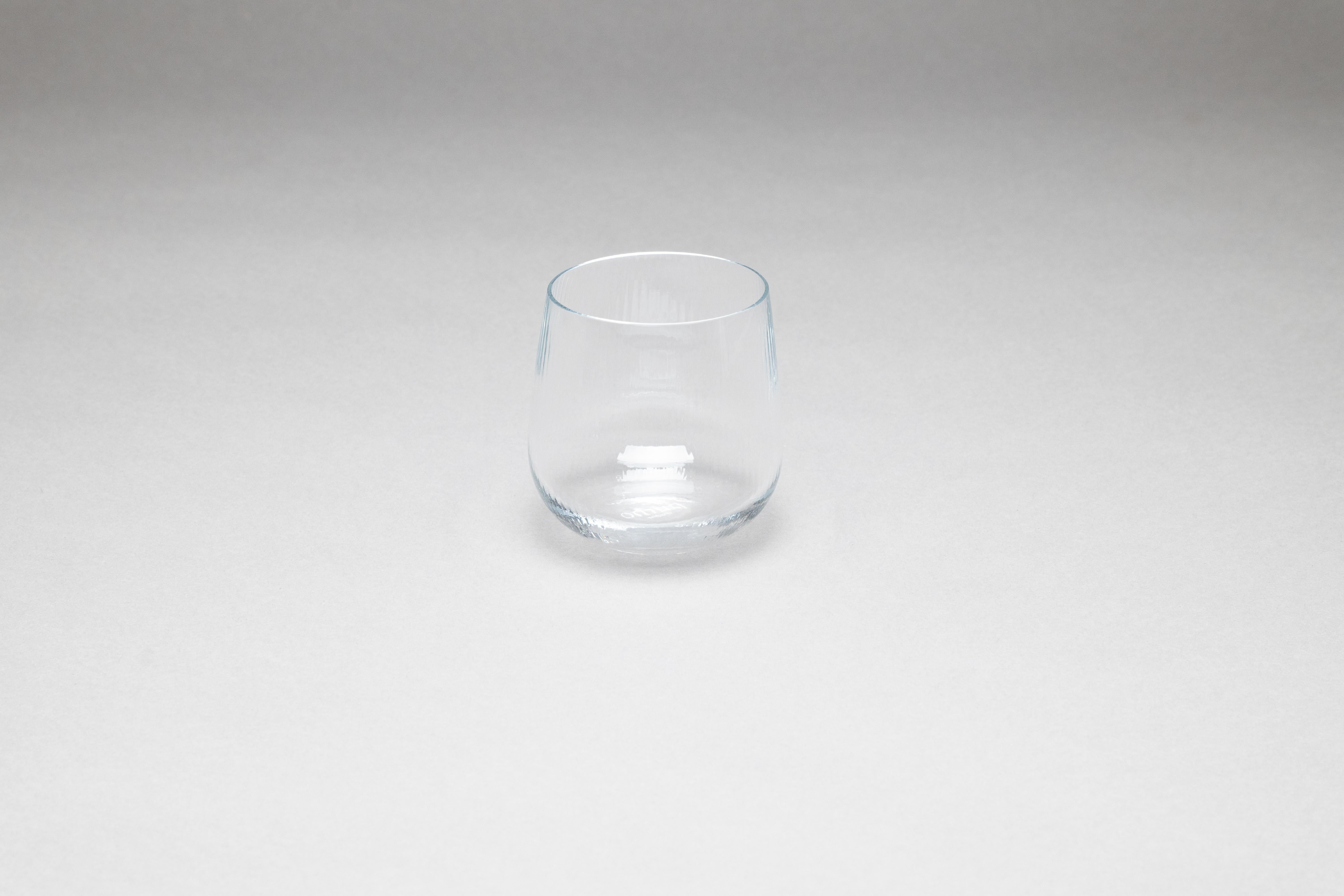 Moderno 21st Century Federico Peri Stilla Liquida Crystal 2-Small Tumblers Murano in vendita