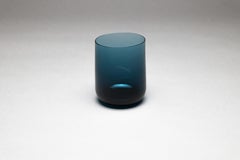 21st Century Federico Peri Stilla Liquida Deep Blue Large 2-Tumblers Murano